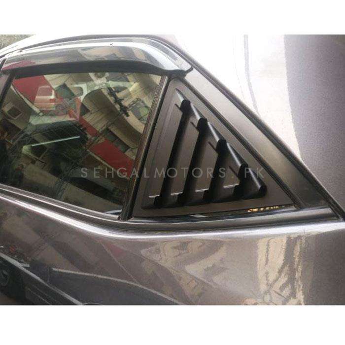 Toyota Corolla Quarter Glass Evo Rack Louver Vents 2 Pcs - Model 2014-2021