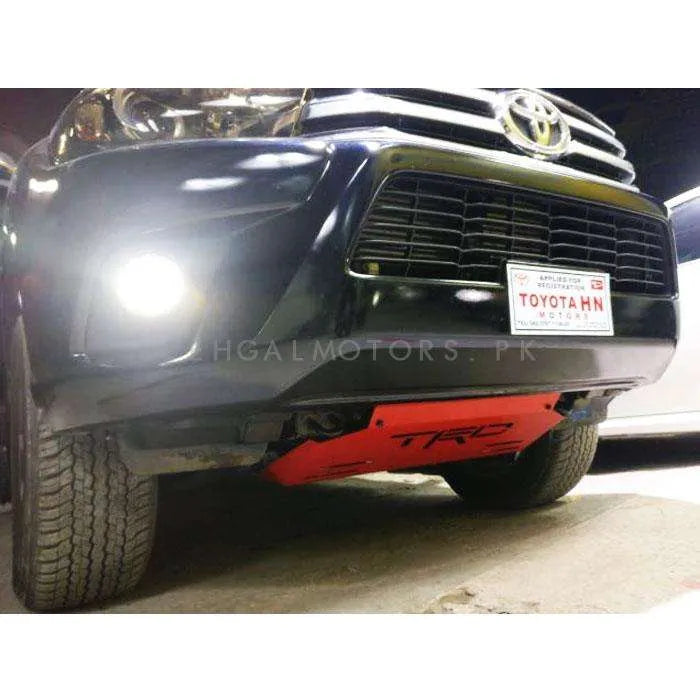 Toyota Hilux Vigo/Revo/Rocco TRD Front Bumper Skid Plate Red