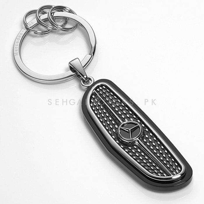 Mercedes Grille Design Key Chain Ring