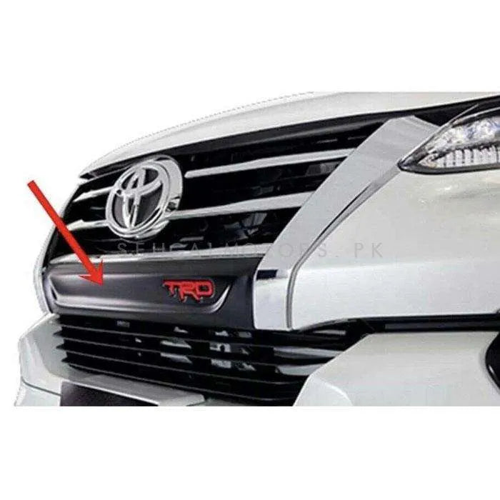 Toyota Fortuner TRD Grill Strip Black - Model 2016-2021