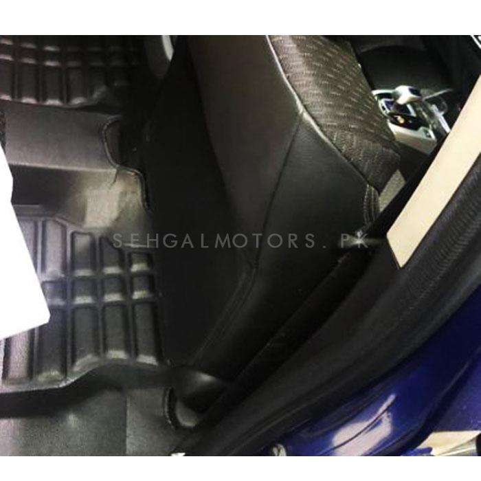 Honda Fit 5D Custom Floor Mat Black 3 Pcs - Model 2013-2017