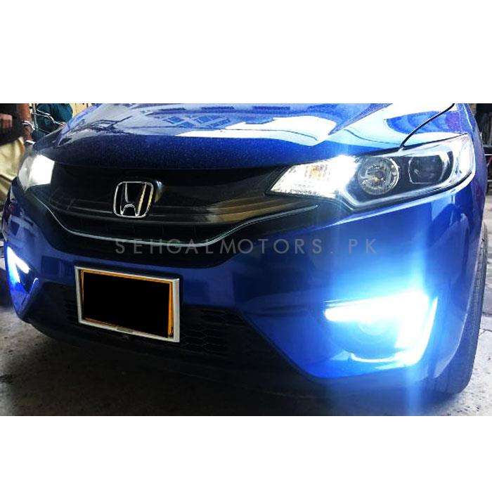 Honda Fit Fog lamps Light DRL Cover Nike Style - Model 2013-2019