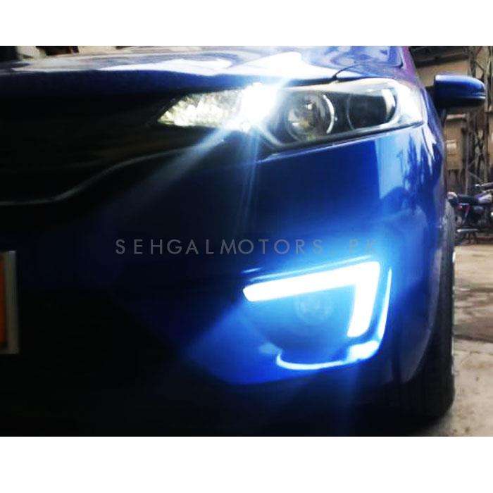 Honda Fit Fog lamps Light DRL Cover Nike Style - Model 2013-2019