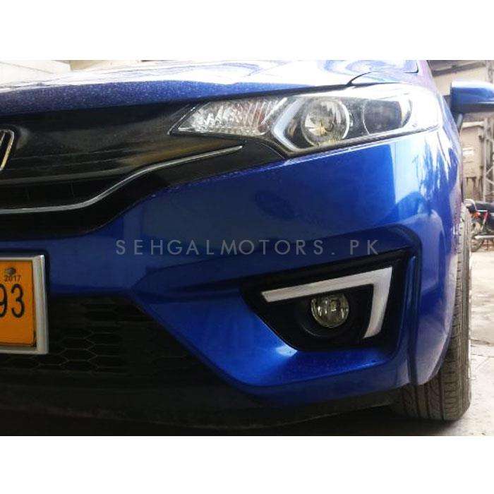 Honda Fit Fog lamps Light DRL Cover Nike Style - Model 2013-2019