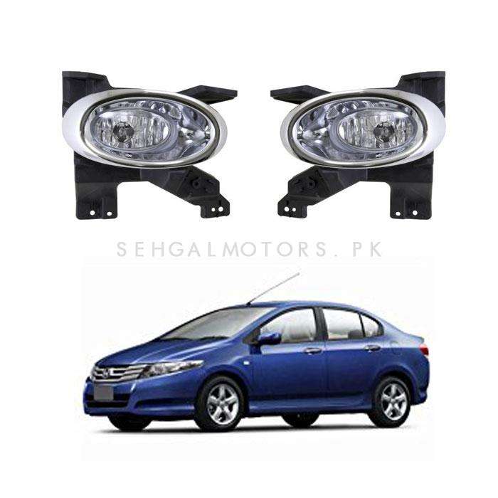 Honda City DLAA Fog Lamps Bumper Light With Chrome - Model 2008-2014 - HD336E