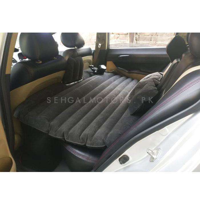 Car Back Seat Air Inflatable Mattress Portable Bed Black