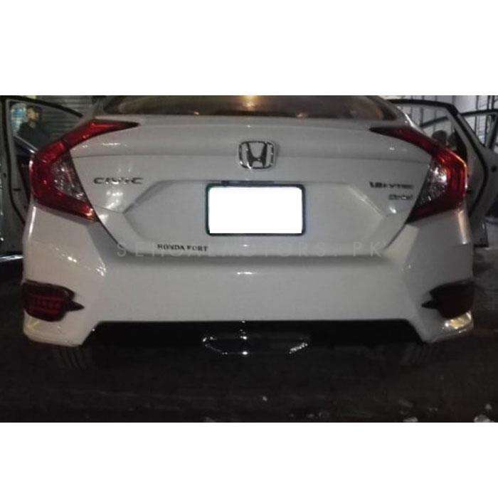 Honda Civic New Si Style Glossy Diffuser - Model 2016-2021