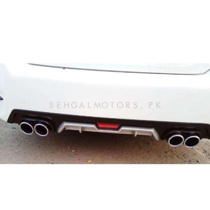 Honda Civic Kantara Style Dual Exhaust Diffuser- Model 2016-2021