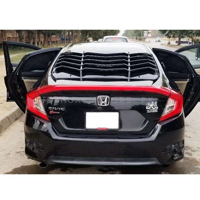 Honda Civic Louver Back Screen Rack Evo Style - Model 2016-2021