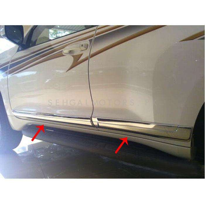 Toyota Prado Door Moulding Full Chrome - Model 2009-2021