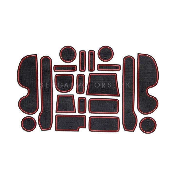 Honda BRV PVC Interior Mats Red