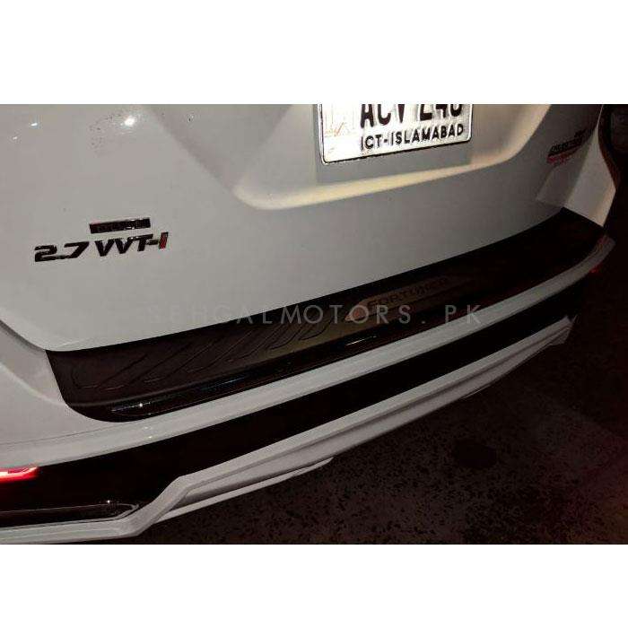 Toyota Fortuner Rear Bumper Protector With Reflector - Model 2016-2021