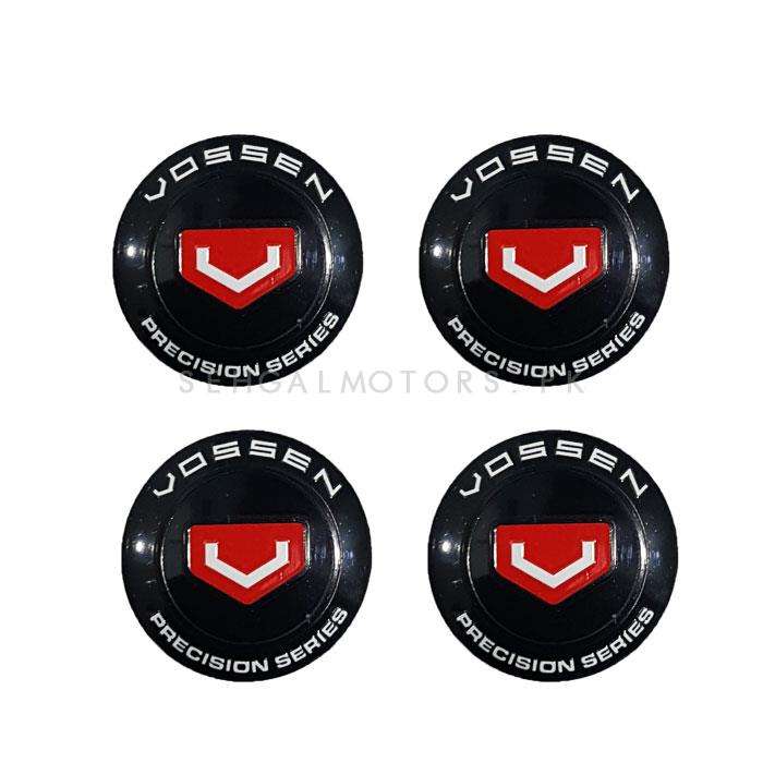 Vossen Wheel Cap Logo Center Hub Badge Sticker - 4 Pcs