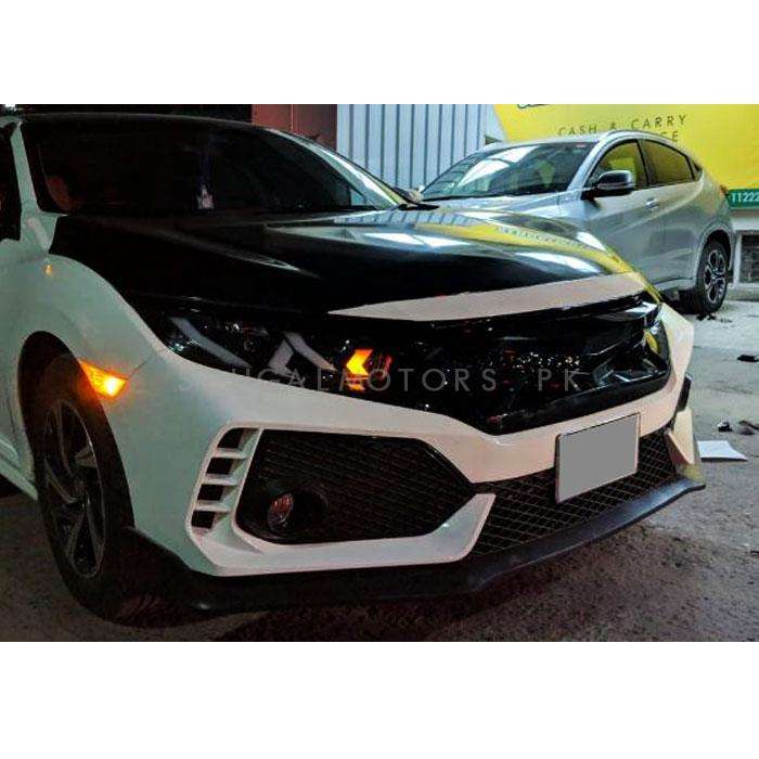 Honda Civic Lamborghini Huracan Style LED Head Lamps Light Pair - Model 2016-2021