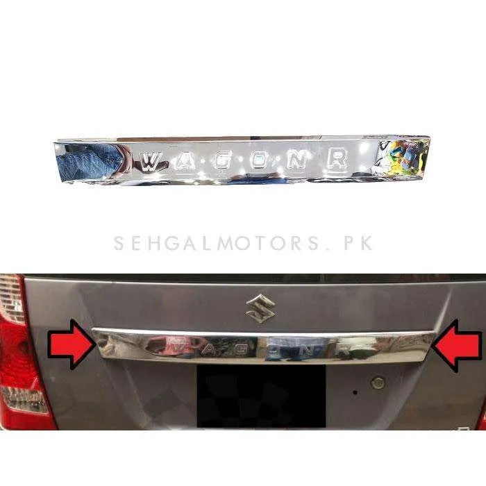 Suzuki Wagon R Rear Chrome Trunk Garnish - Model 2014-2021 MA001324