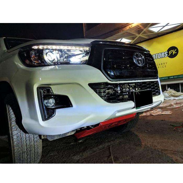 Toyota Hilux Vigo/Revo/Rocco TRD Front Bumper Skid Plate Red