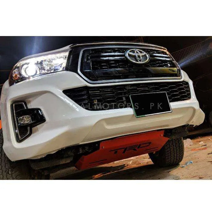 Toyota Hilux Vigo/Revo/Rocco TRD Front Bumper Skid Plate Red