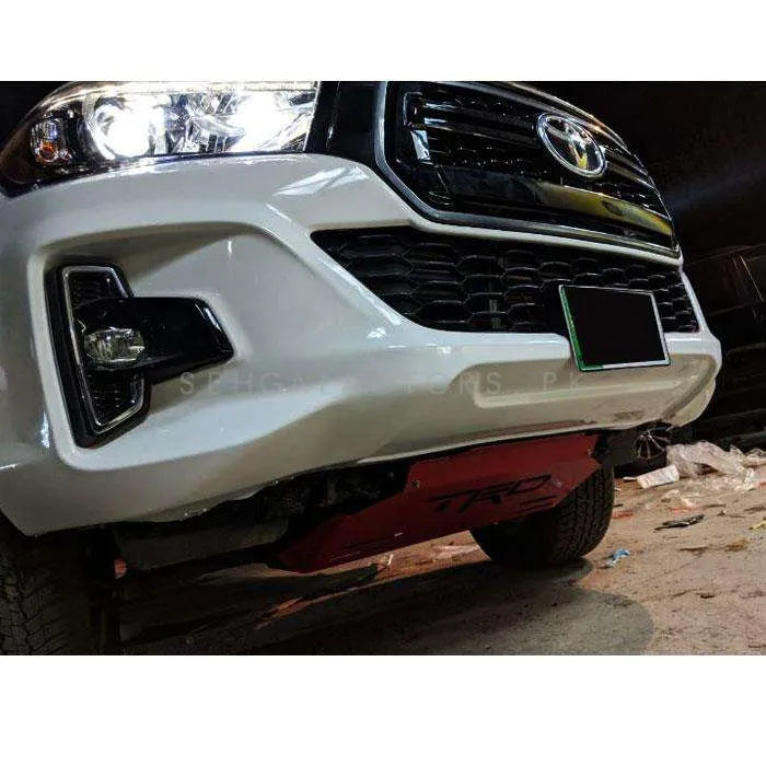 Toyota Hilux Vigo/Revo/Rocco TRD Front Bumper Skid Plate Red