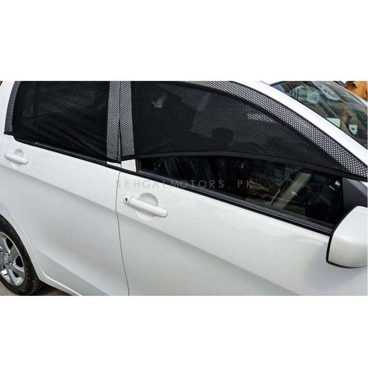 Car UV Protection Flexible Side Sunshade Curtains For Hatchback - 4 Pcs