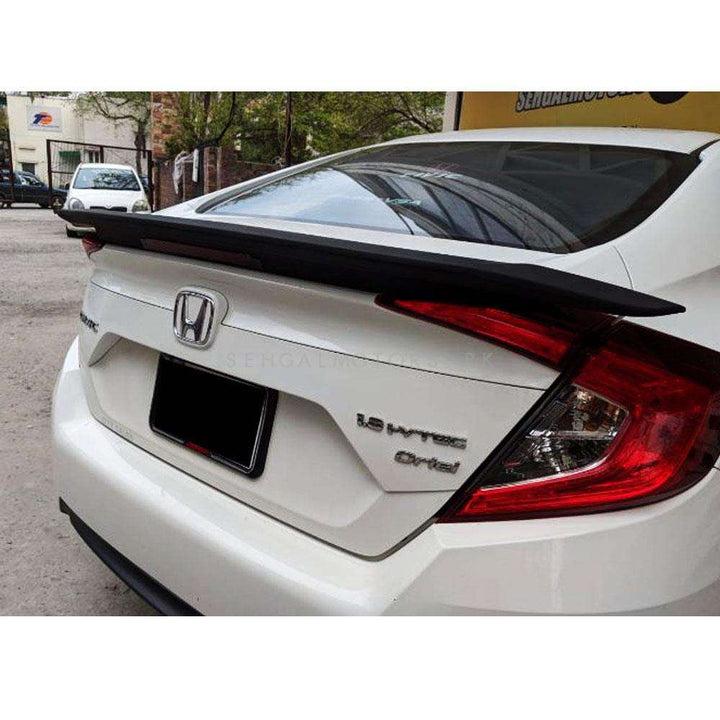 Honda Civic SI Spoiler American Style With Reflector - Model 2016-2021