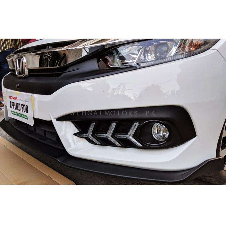 Honda Civic Front Splitter ABS Plastic - Model 2016-2021