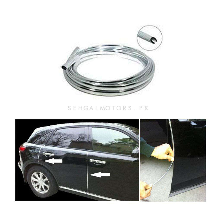 Smart Car Chrome Door Edge Guard Protector Roll