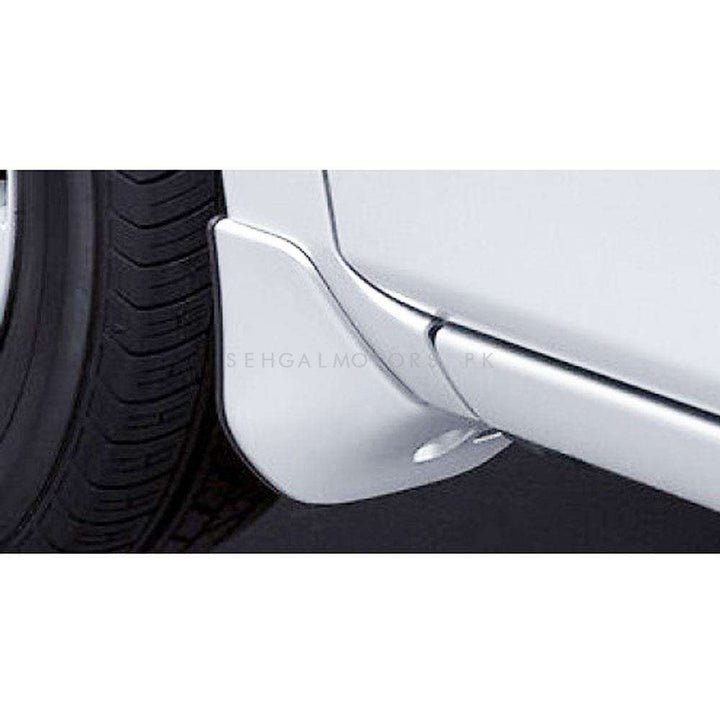 Toyota Corolla NB Mud Flaps 4 Pcs White - Model - 2008-2012