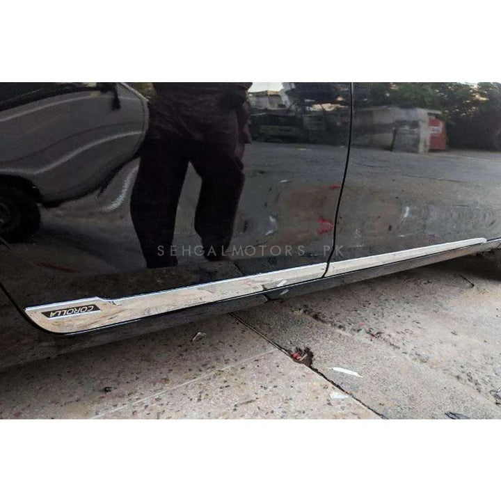 Toyota Corolla Lower Door Chrome Moulding MA00835/836 - Model - 2014-2017