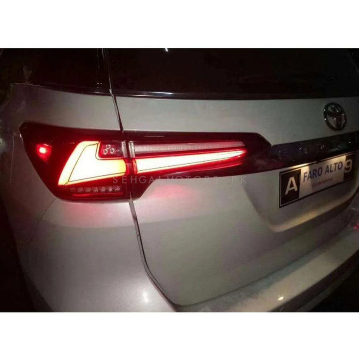 Toyota Fortuner V1 Lexus Sequential Back lamps Light - Model 2016-2021