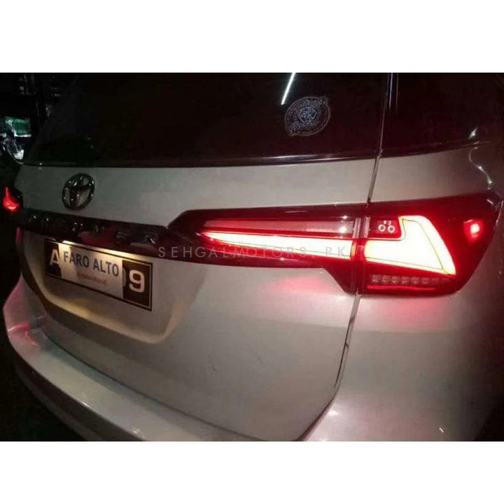 Toyota Fortuner V1 Lexus Sequential Back lamps Light - Model 2016-2021