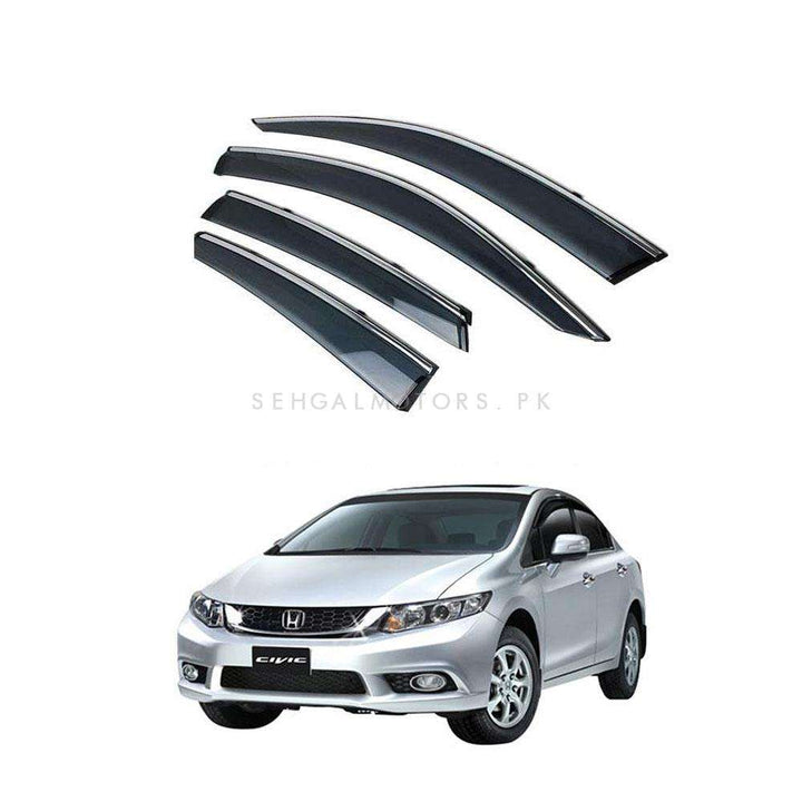 Honda Civic NB Air Press Sun Visor With Chrome - Model 2012-2016