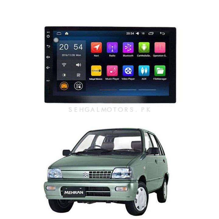 Suzuki Mehran Android LCD Black 9 Inches - Model 2012-2019