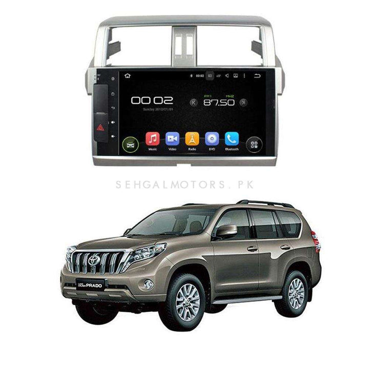 Toyota Prado Android LCD Silver 10 Inches - Model 2013-2017