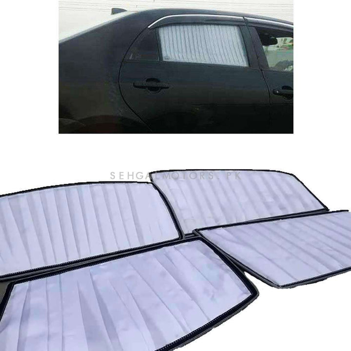 Suzuki Cultus White Side Sunshade Old Model - Model 2007-2016