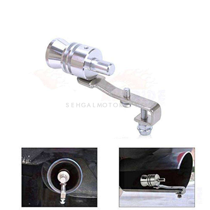 Car Exhaust Turbo Whistler Silver