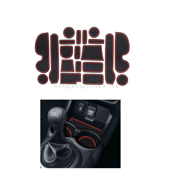 Honda BRV PVC Interior Mats Red