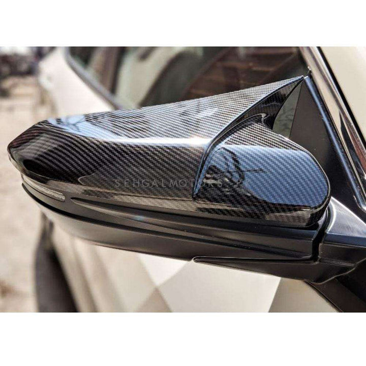 Honda Civic Batman Style Carbon Fiber Side Mirror Cover - Model 2016-2021