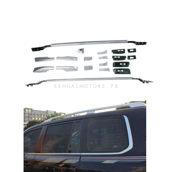 Toyota Land Cruiser Full Chrome Roof Rails - Model 2015-2021