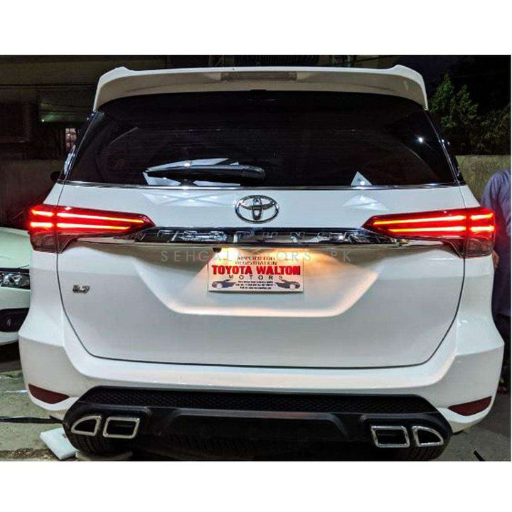 Toyota Fortuner Rear Bumper Diffuser - Model 2016-2021