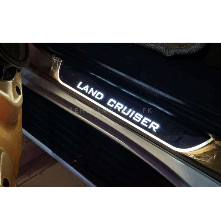 Toyota Land Cruiser Glass LED Sill Plates / Skuff LED panels - Model 2015-2021