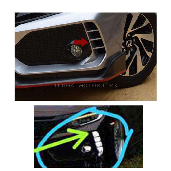 Honda Civic Type R Body Kit Front DRL In LED