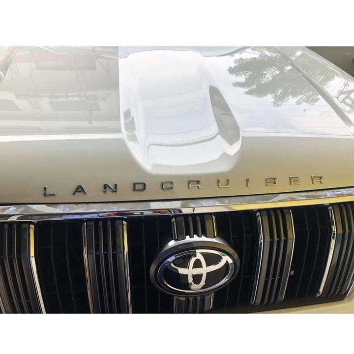 Toyota Land Cruiser Words Alphabet Letters Bonnet Hood Logo Chrome