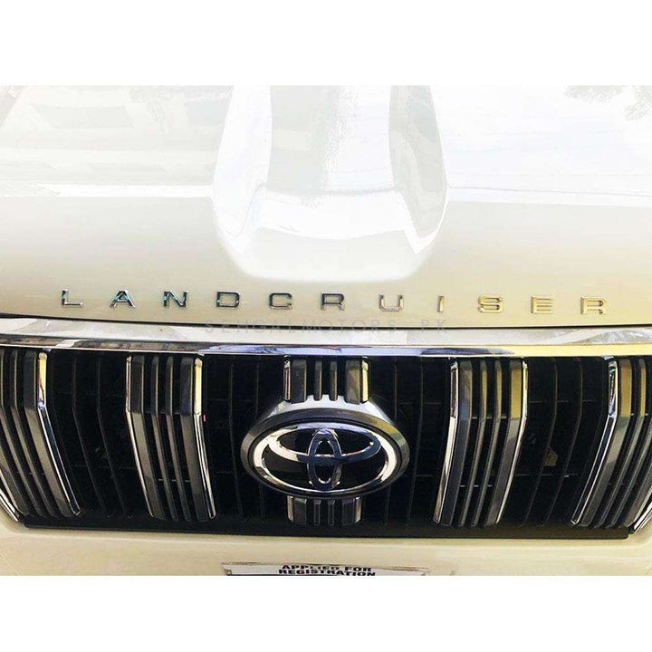 Toyota Land Cruiser Words Alphabet Letters Bonnet Hood Logo Chrome