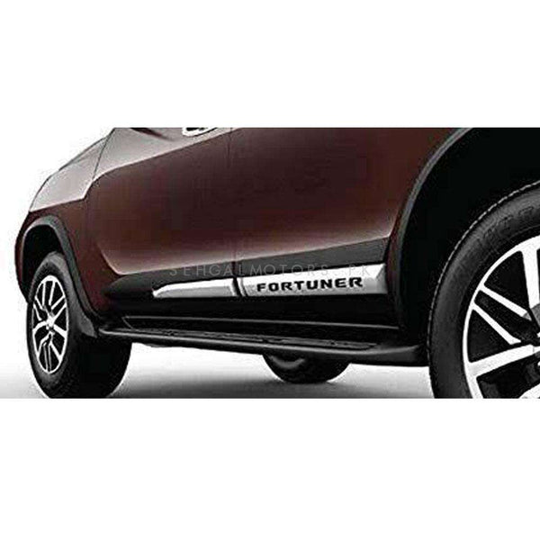 Toyota Fortuner New Style Side Chrome Door Moulding - Model 2016-2021