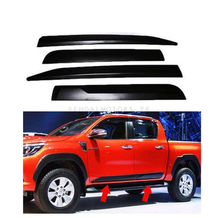 Toyota Hilux Revo/Rocco Door Moulding Black