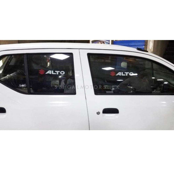 Suzuki Alto Foldable & Flexible Side Sunshade with Logo - Model 2018-2021