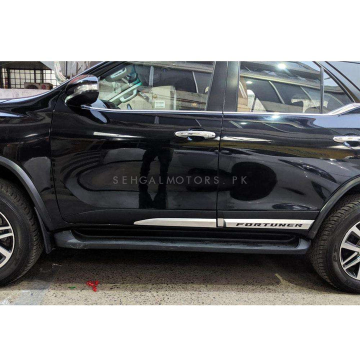 Toyota Fortuner New Style Side Chrome Door Moulding - Model 2016-2021