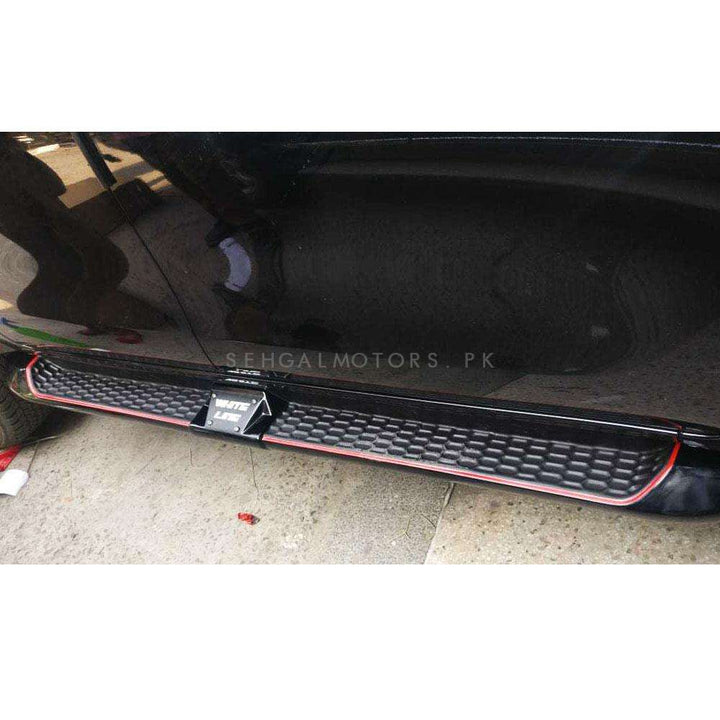 Toyota Hilux Revo/Rocco /Isuzu DMax Side Step Whiteline Fiber Black