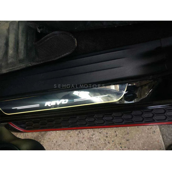 Toyota Hilux Revo Glass LED Sill Plates / Skuff LED panels - Model 2016-2021