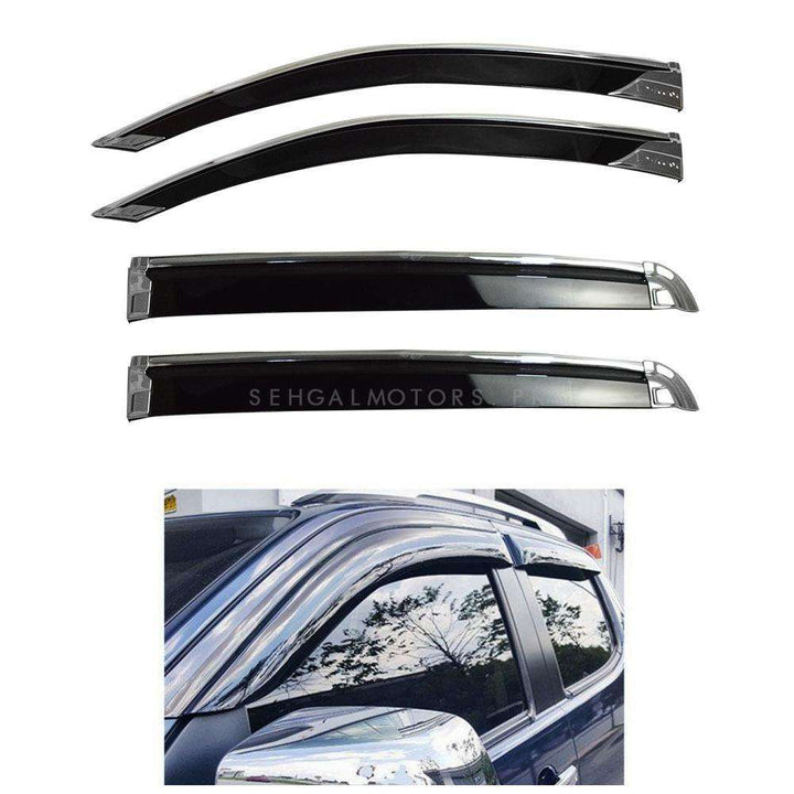 Isuzu D-Max NB Air Press Sun Visor With Chrome - Model 2018-2021